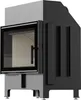 A modern fireplace insert shown from a three-quarter angle against a white background. Produktbild-Vorschau