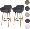 2er-Set Barhocker Malmö T381, Barstuhl Tresenhocker  Produktbild-Vorschau 9