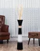Leewadee Hohe Bodenvase 85 cm aus Mangoholz in schwarz Produktbild-Vorschau 2