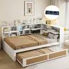 Canapé-lit Sweiko 140x200 avec lit gigogne Lit simple Lit Voir les images du produit 2