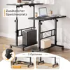 Dripex Schreibtisch höhenverstellbar 80x40cm, Computertisch Produktbild-Vorschau 9