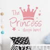 Princezna s korunkou - tetování na zeď do dětského pokoje, Náhled obrázku produktu 5