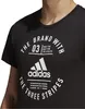 adidas Emblem T-Shirt Rot DI0284 Produktbild-Vorschau 2