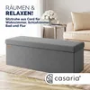 CASARIA® Zitbank met opbergruimte, Cord, inclusief 2 Productafbeelding-voorbeeld 2