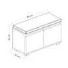 Skye Decor, Drago - White, Schuhschrank, Weiß, 100 % Produktbild-Vorschau 9