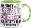 Songtexter Geschenk Lustiger Spruch für Songtexter Produktbild-Vorschau 1