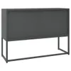 vidaXL Príborník antracit 105x35x75 cm Oceľ Náhľad obrázku produktu 7