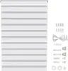 JOIEYOU Klemmfix Doppelrollo 70x220cm Sonnenschutz Produktbild-Vorschau 1