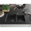 Mexen Tomas 2-Becken-Granitspüle mit Mischbatterie Telma, Produktbild-Vorschau 3
