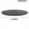 AREBOS plachta na trampolínu Ø 366 cm černá odolná proti Náhled obrázku produktu 7