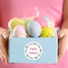 24 Universaletiketten - Blumenranke weiß - rund 4 cm Ø - Produktbild-Vorschau 5