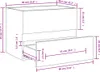 vidaXL Vanity Unit White 60x38,5x45 cm Dřevěný materiál Náhled obrázku produktu 7
