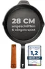 TECOR Gusseisenpfanne Induktion 28 cm ungeschliffen, Produktbild-Vorschau 1