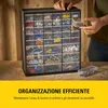 Kleine onderdelen opbergdoos 1-93-981 (zwart/transparant, Productafbeelding-voorbeeld 17