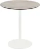 Urban Terrassentisch Weiß gestell + Moonstone HPL Ø70 cm Produktbild-Vorschau 1
