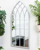 BELIANI Wandspiegel Grau 50 x 115 cm Metall mit Glas Produktbild-Vorschau 2
