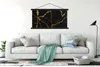 MuchoWow® Textilposter Marmor - Gold - Schwarz - Produktbild-Vorschau 3