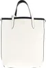 LACOSTE sac à épaule Anna Vertical Shopping Bag Noir Farine Voir les images du produit 2