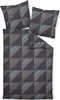 A top-down view of a bedding set, including two pillowcases and a duvet cover, laid out on a white background. Produktbild-Vorschau