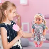MalPlay Puppe Bella Set Blondes Stirnband Zubehör Bürste Produktbild-Vorschau 13
