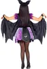 Costume da pipistrello glitterato per bambini - vestito con Anteprima dell’immagine prodotto 2
