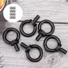 20 Stück Ringschraube M6, 304 Edelstahl Schwarz Produktbild-Vorschau 3