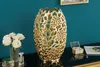 riess-ambiente Filigrane Design Vase ABSTRACT LEAF gold Produktbild-Vorschau 3