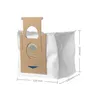 A white vacuum cleaner bag with a cardboard attachment is shown against a white background. Dimensions are indicated by lines and text. Náhled obrázku produktu