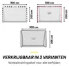 Dunlop Voetbaldoel - Voetbal Goal 300 x 90 x 200 cm - Productafbeelding-voorbeeld 3
