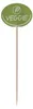 100x Kennzeichnungspicker Deko-Picker "Veggie" 12 cm grün Produktbild-Vorschau 1