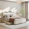 UnboxG Letto imbottito matrimoniale 160x200 con letto USB e Anteprima dell’immagine prodotto 12