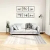 Teppich Waschbar Schwarz und Weiß 120x170 cm Produktbild-Vorschau 2