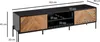 WOHNLING Lowboard Holz Schwarz / Eiche-Nachbildung Produktbild-Vorschau 7