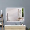 Badspiegel mit LED-Hinterleuchtung 100x60cm Kaltweiß Produktbild-Vorschau 1