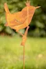 Edelrost Gartenstecker Zaunkönig 68 cm hoch Rost Garten Produktbild-Vorschau 2