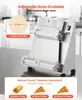 A dough rolling machine with promotional text and diagrams. Podgląd zdjęcia produktu