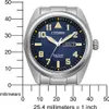 A watch is shown with a ruler and measurement markings to indicate its size. Náhľad obrázku produktu