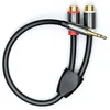 deleyCON 20cm Stereo Audio Cinch auf Klinke Kabel 3,5mm - Produktbild-Vorschau 3