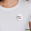 Huuraa Button Seoul my love 59mm rund mit Sicherheitsnadel Produktbild-Vorschau 2