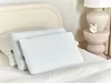 BELIANI Kopfkissen Memory Foam Weiß Stoff Rechteckig 55 x Produktbild-Vorschau 2
