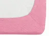 Exklusives Frottee-Spannbettlaken, rosa, 90 x 200 cm Produktbild-Vorschau 4