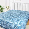 Tagesdecke Überwurf Bettüberwurf 220x240 Blau Weiß Wolken Produktbild-Vorschau 1