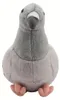 Graue Taube Plüschtier Kuscheltier Kawaii Vogel Stofftier Produktbild-Vorschau 3