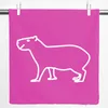 Huuraa Kissenbezug Capybara Silhouette 40x40cm Fuchsia Produktbild-Vorschau 1