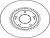 TRW Bremsscheiben (2 Stück) Vorderachse DF4957S Produktbild-Vorschau 3