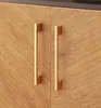 Möbelgriff BA 320mm Küchengriff Gold matt gebürstet Produktbild-Vorschau 6