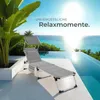 tectake® Aluminium Sonnenliege Lorella gepolstert, klappbar Produktbild-Vorschau 7