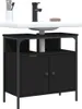 vidaXL Waschbeckenunterschrank Schwarz 60x30x60 cm Produktbild-Vorschau 2