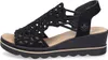 Rieker Damen Sandalette Schwarz Voir les images du produit 42
