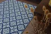 Teppich COLOR 19246/699 SISAL Blumen Blau Blau 120x170 cm Produktbild-Vorschau 3
